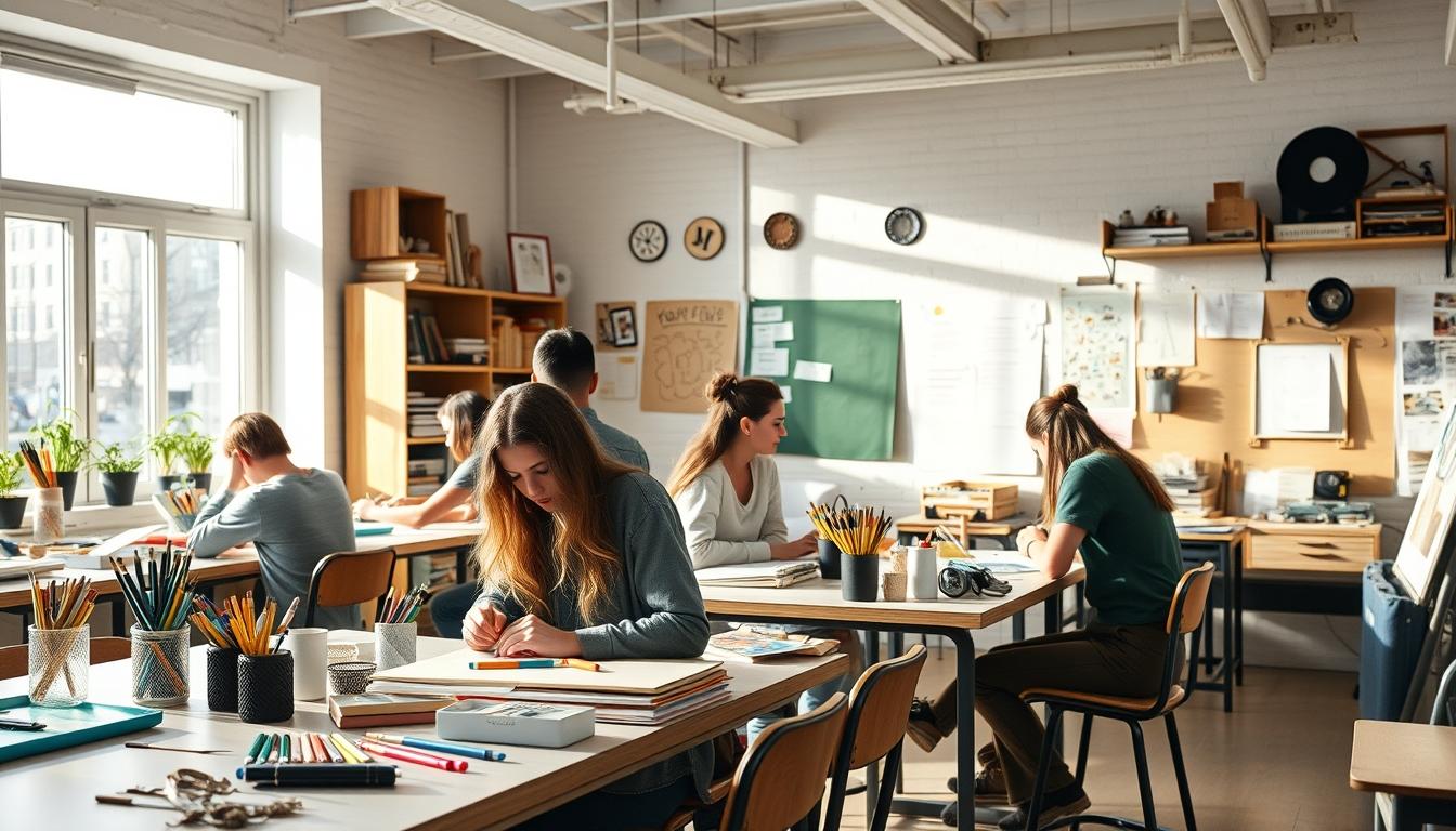 Organized study environment supporting productive learning